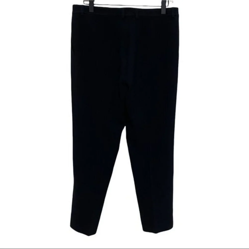 St. John‎ Black Mid Rise Dress Pants Size 4